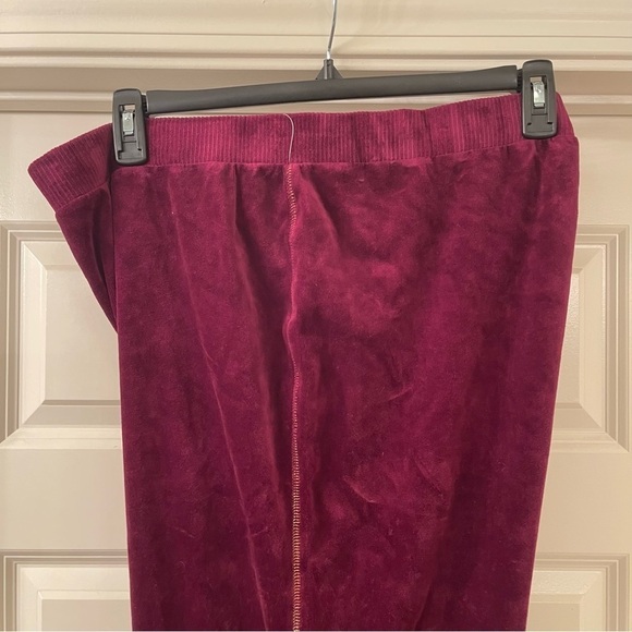 STYLE & Co 1X& 2X Velour Velvet Holly Loungewear Sweatpants Pants - Picture 5 of 6